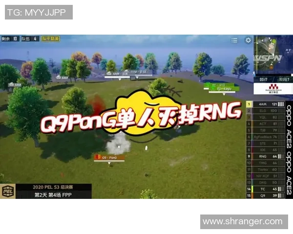 最新和平精英个人能力排行榜揭晓RNG战队表现卓越位居第一